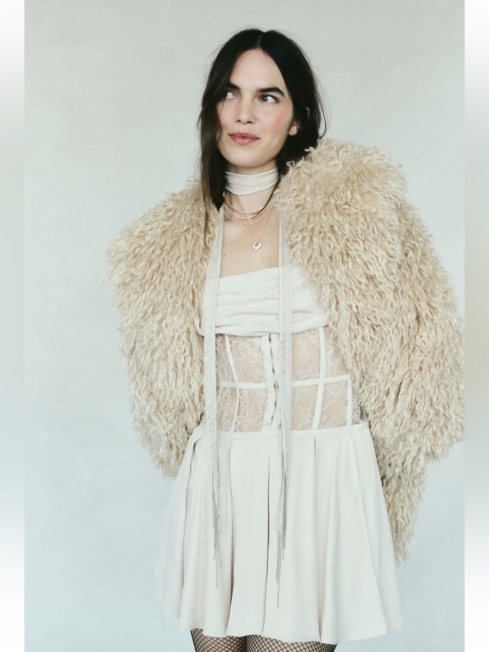 FREE PEOPLE ODETTE CORSET MINI DRESS